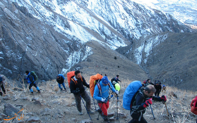 کوهنوردی در روستای کلوگان