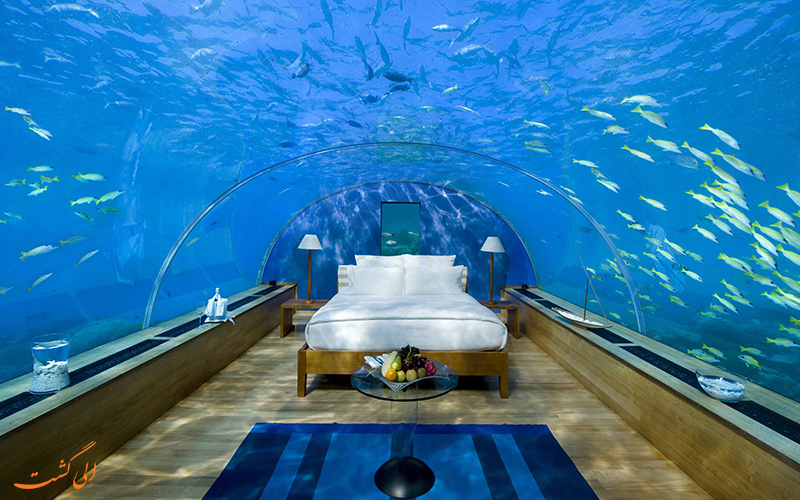خوابیدن زیر آب های اقیانوس