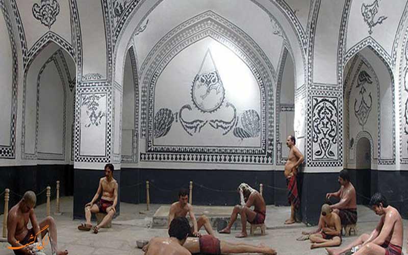 حمام شیشه، از دیدنی ترین جاذبه های سنندج