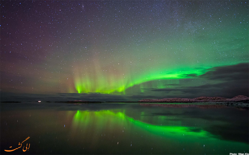 تصویر شفق قطبی در کشور آیسلند | Northern Lights